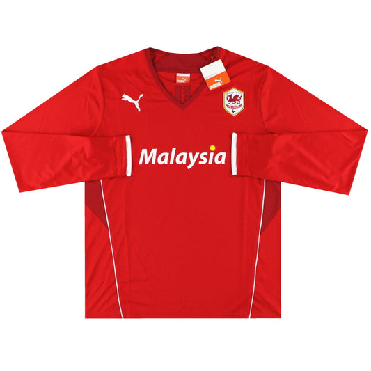 2013-14 Cardiff Puma Home Shirt L/S *w/tags* L