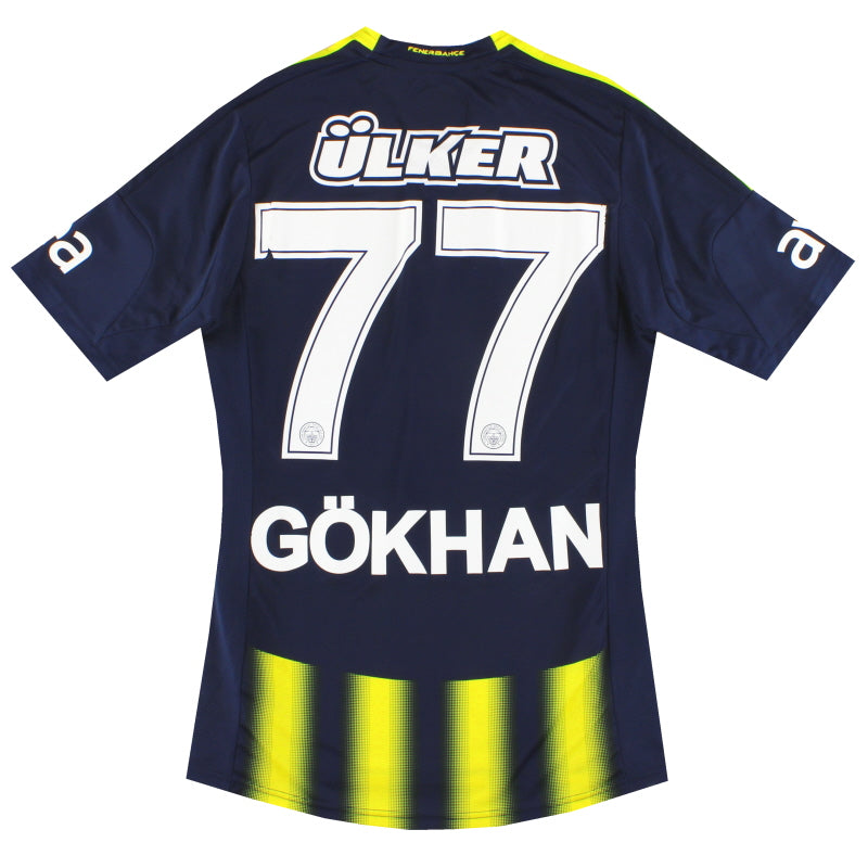 2013-14 Fenerbahce adidas Home Shirt Gokhan #77 S