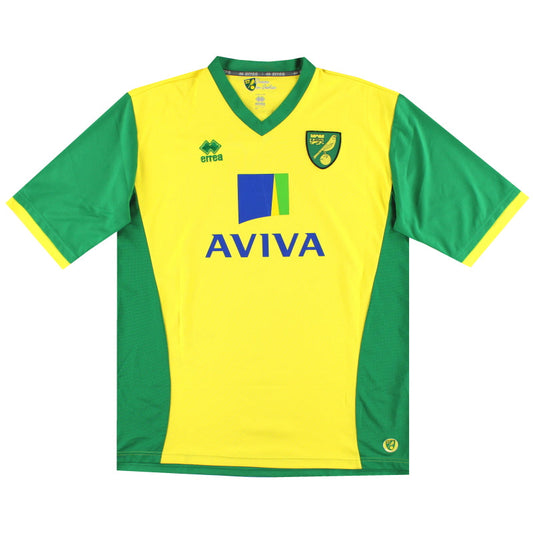 2013-14 Norwich Errea Home Shirt 4XL 4XL