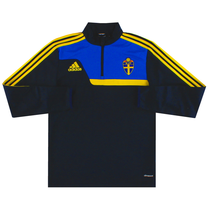 2013-14 Sweden adidas 1/4 Zip Training Top S