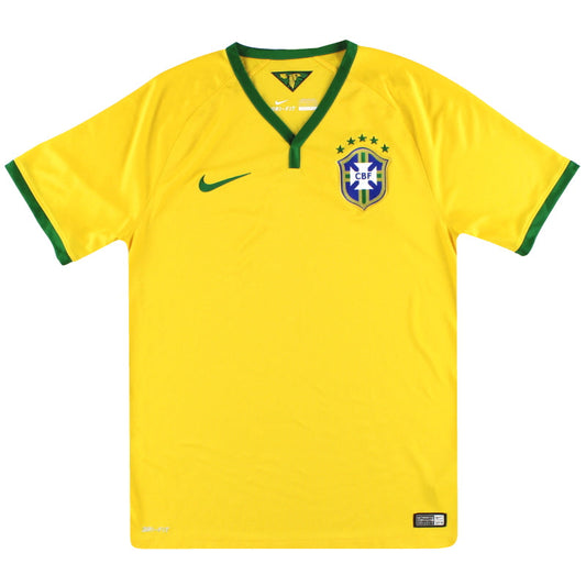 2014-15 Brazil Nike Home Shirt XXL