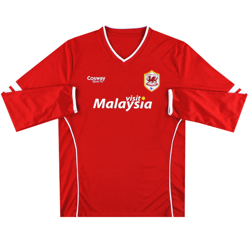 2014-15 Cardiff City Home Shirt L/S XL