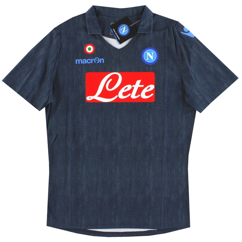 2014-15 Napoli Macron Basic Away Shirt *BNIB* XS