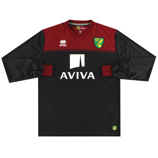 2014-15 Norwich City Errea Away Shirt L/S XXXL