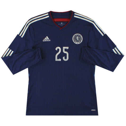 2014-15 Scotland adidas adizero Player Issue Home Shirt L/S *As New*