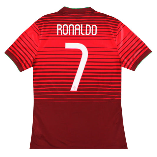2014-15 Portugal Nike Authentic Home Shirt Ronaldo #7 L