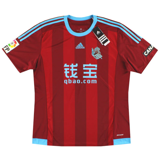 2015-16 Real Sociedad adidas Away Shirt *w/tags* S