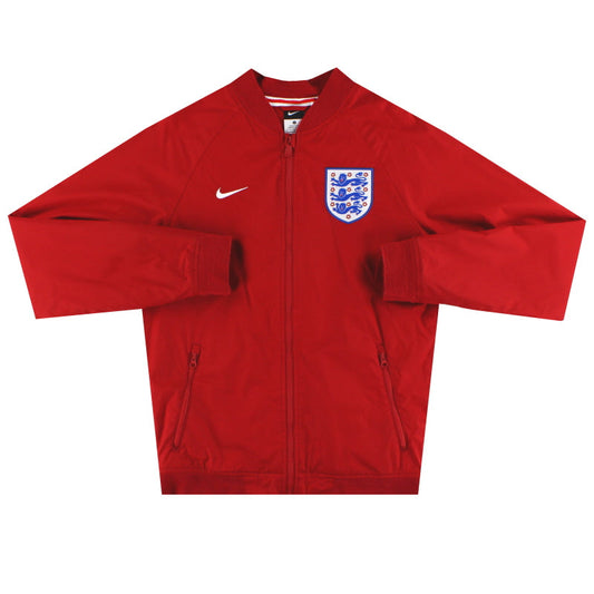 2016-17 England Nike Authentic Varsity Jacket S