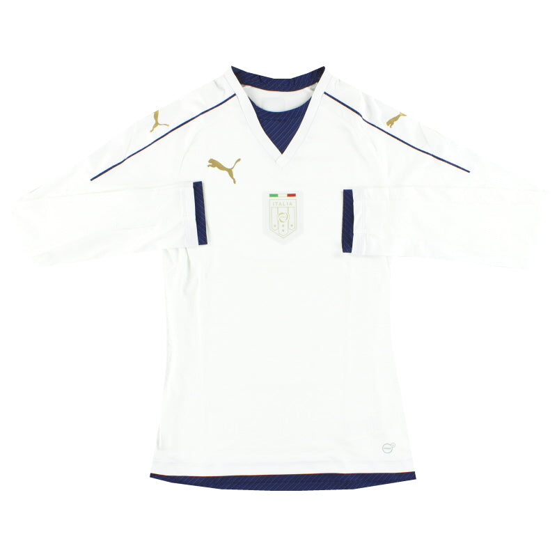 2016-17 Italy Puma Authentic 'Tribute' Away Shirt L/S *As New* L