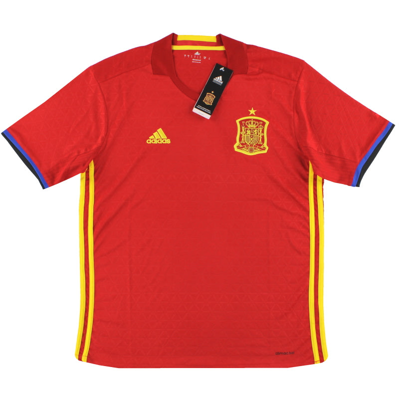 2016-17 Spain adidas Home Shirt *BNIB* M