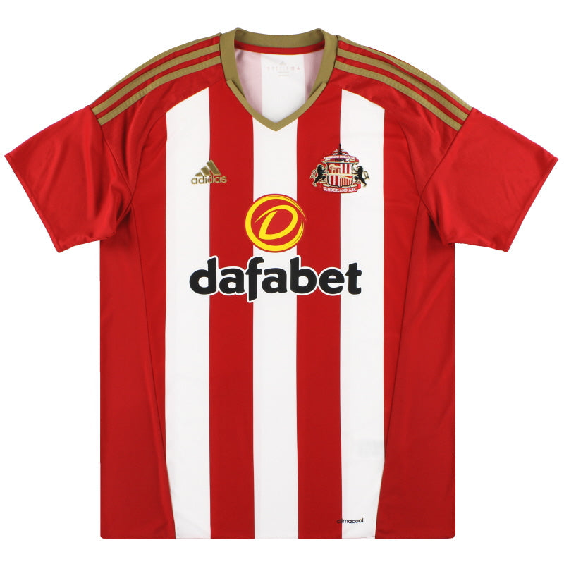 2016-17 Sunderland adidas Home Shirt *Mint* M