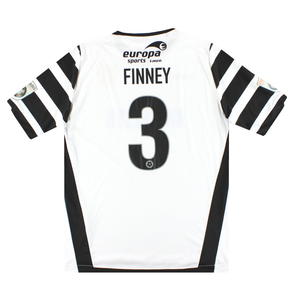 2016-18 Maidstone United Macron Match Issue Away Shirt Finney #3 L