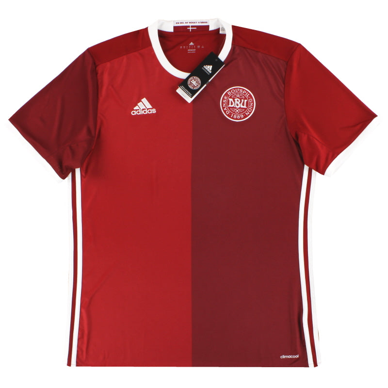 2016 Denmark adidas Home Shirt *w/tags* L