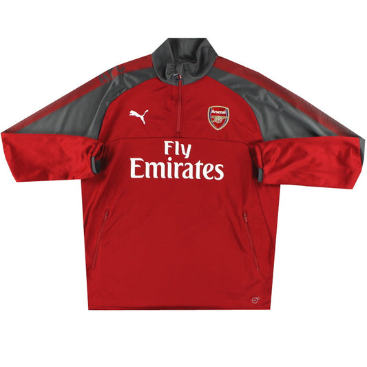 2017-18 Arsenal Puma 1/4 Zip Training Top XXL