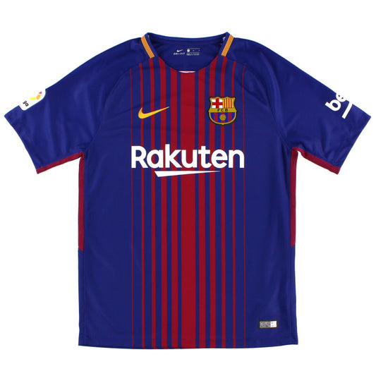 2017-18 Barcelona NIke Home Shirt M