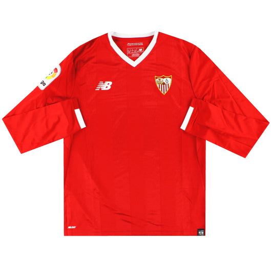 2017-18 Sevilla New Balance Away Shirt L/S M