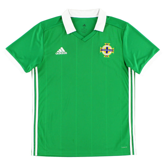 2017-19 Northern Ireland adidas Home Shirt L