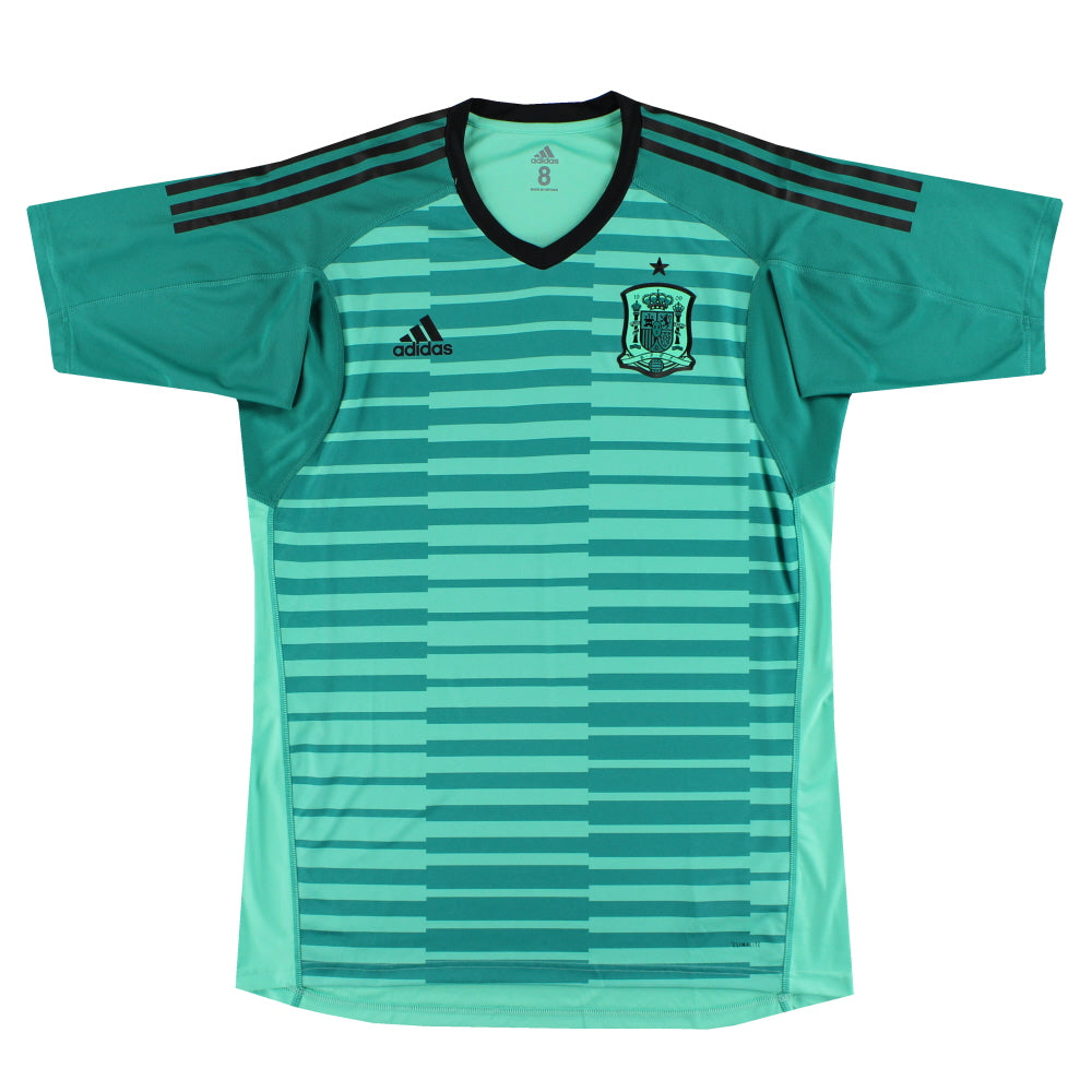 2018-19 Spain adidas Authentic Goalkeeper Shirt L