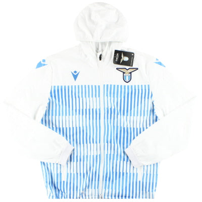 2019-20 Lazio Macron Full Zip Hooded Jacket *BNIB* S