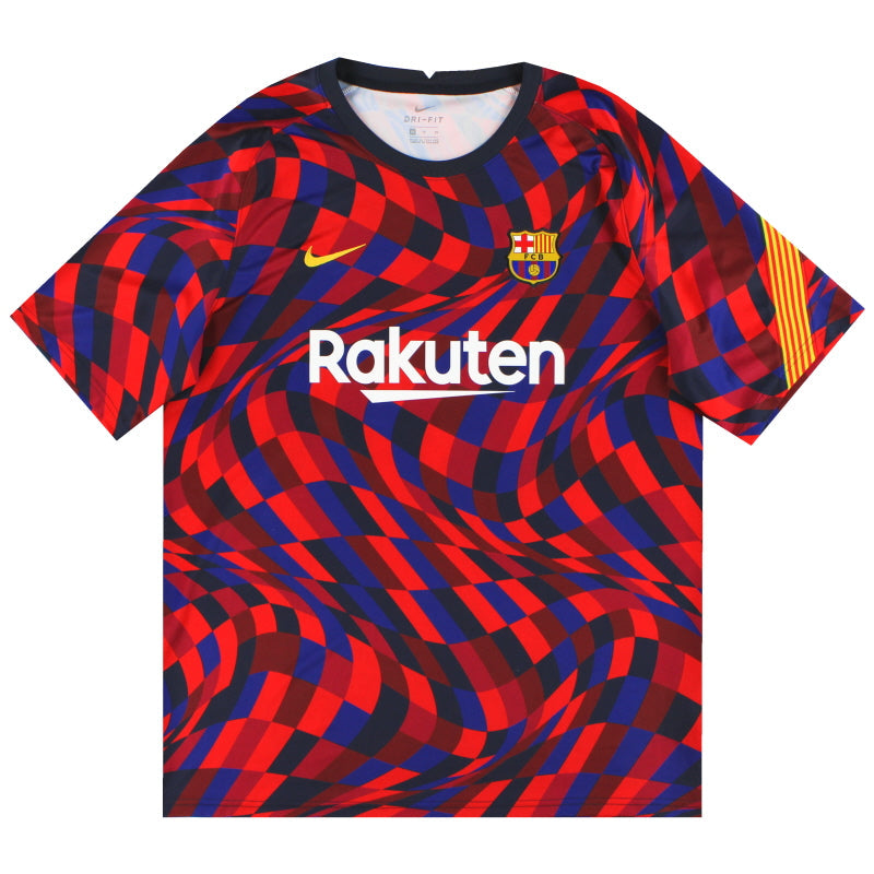 2020-21 Barcelona Nike Pre-Match Shirt XL