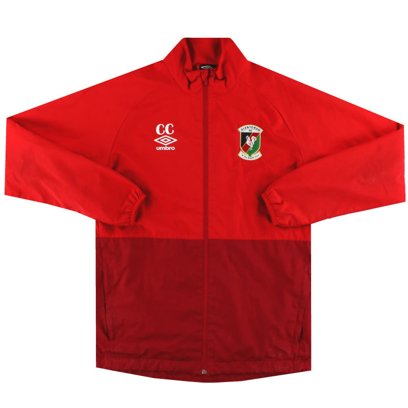2020-21 Glentoran Umbro Track Jacket 'CC' M