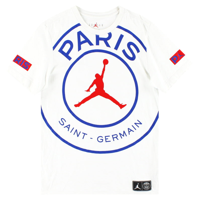 2020-21 Jordan x Paris Saint-Germain Logo Tee S