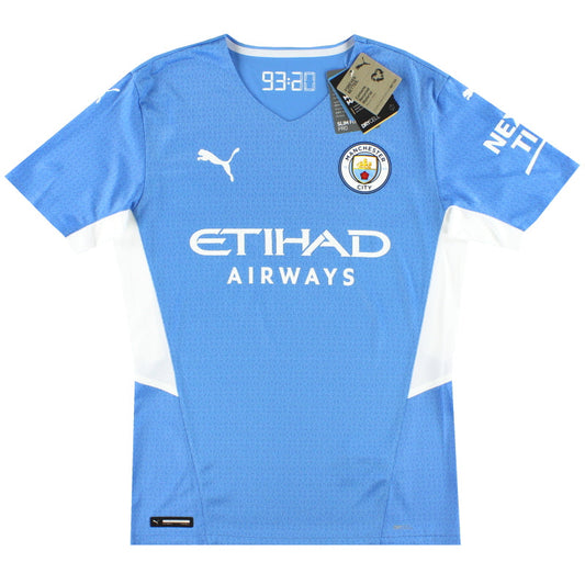 2021-22 Manchester City Puma Player Issue Home Shirt *w/tags* S