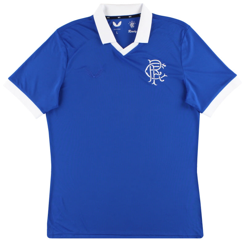 2020-21 Rangers Castore Retro Home Shirt *As New* M