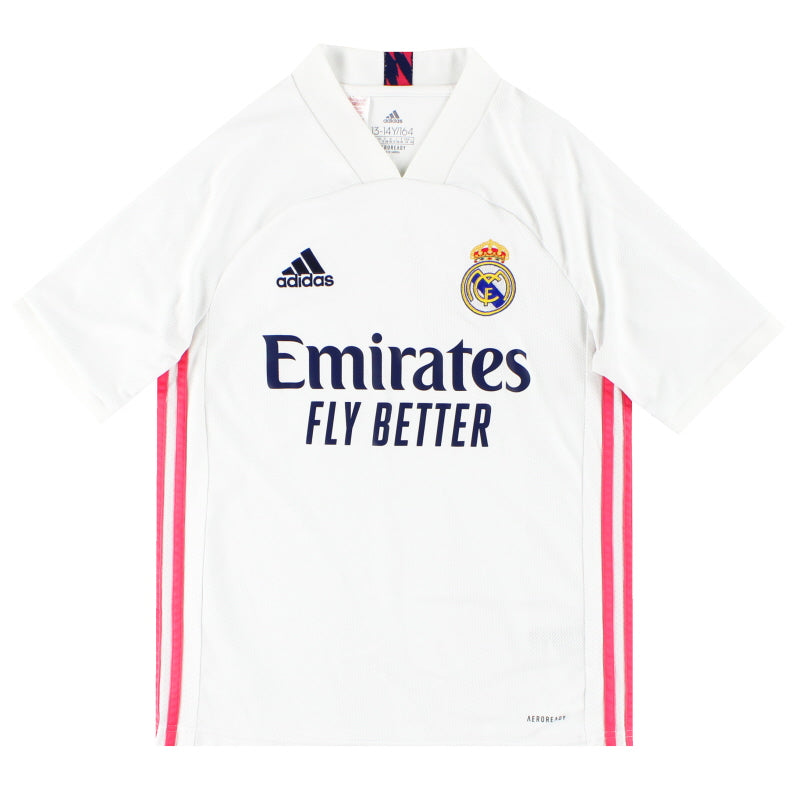 2020-21 Real Madrid adidas Home Shirt L.Boys