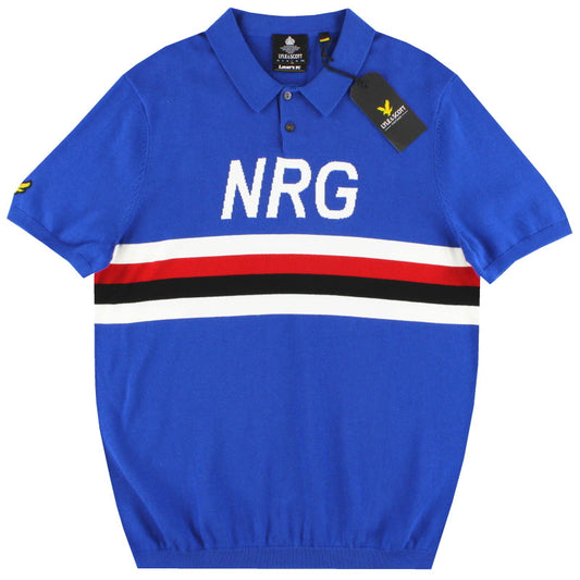 2020 Lyle and Scott x Lovers FC Sampdoria Chest Stripe Polo *BNIB* XS