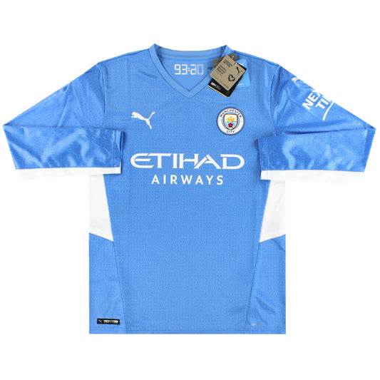 2021-22 Manchester City Puma Home Shirt L/S *w/tags*