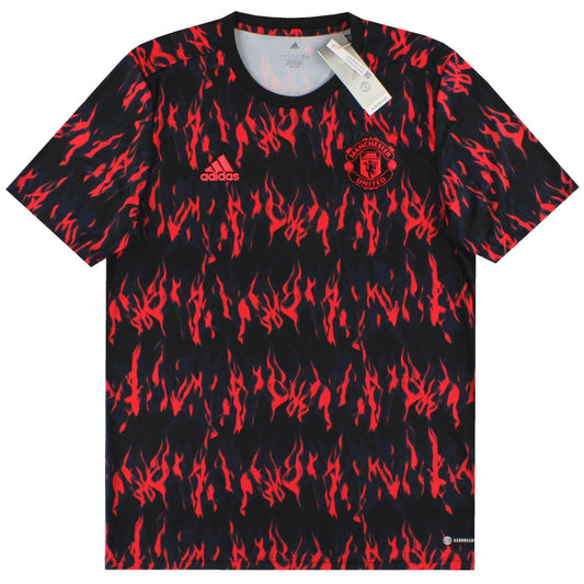 2021-22 Manchester United adidas Pre Warm Up Tee *w/tags* M