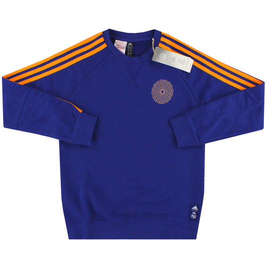 2021-22 Real Madrid adidas Crew Sweatshirt *BNIB* M.Boys