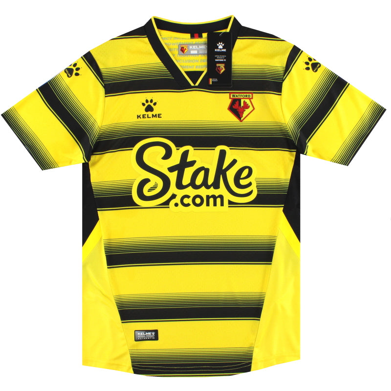 2021-22 Watford Kelme Home Shirt *BNIB* S