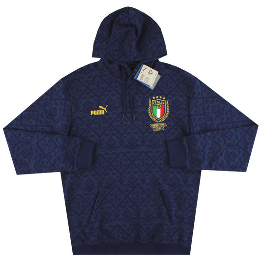 2021 Italy Puma 'Campioni D'Europa' Winter Hoodie *BNIB* M