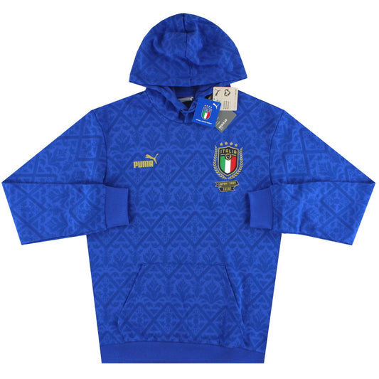 2021 Italy Puma 'Campioni D'Europa' Winter Hoodie *BNIB* L