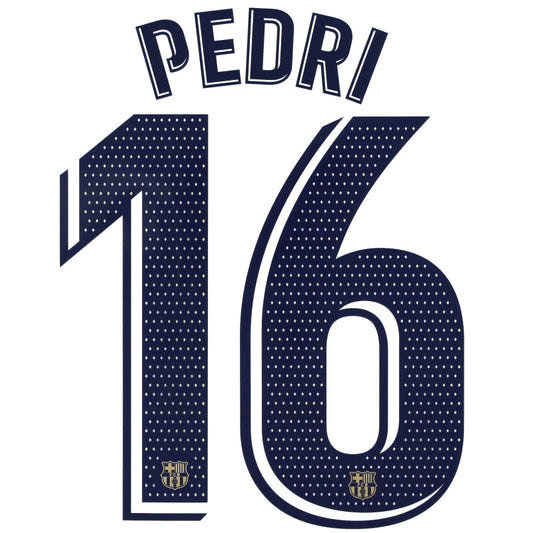 2022-23 Barcelona Pedri #16 Away Name Set *BNIB* L