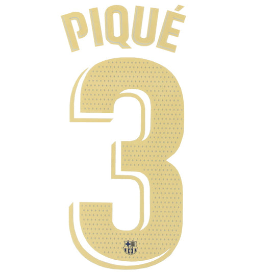 2022-23 Barcelona Pique #3 Home Name Set *BNIB* L