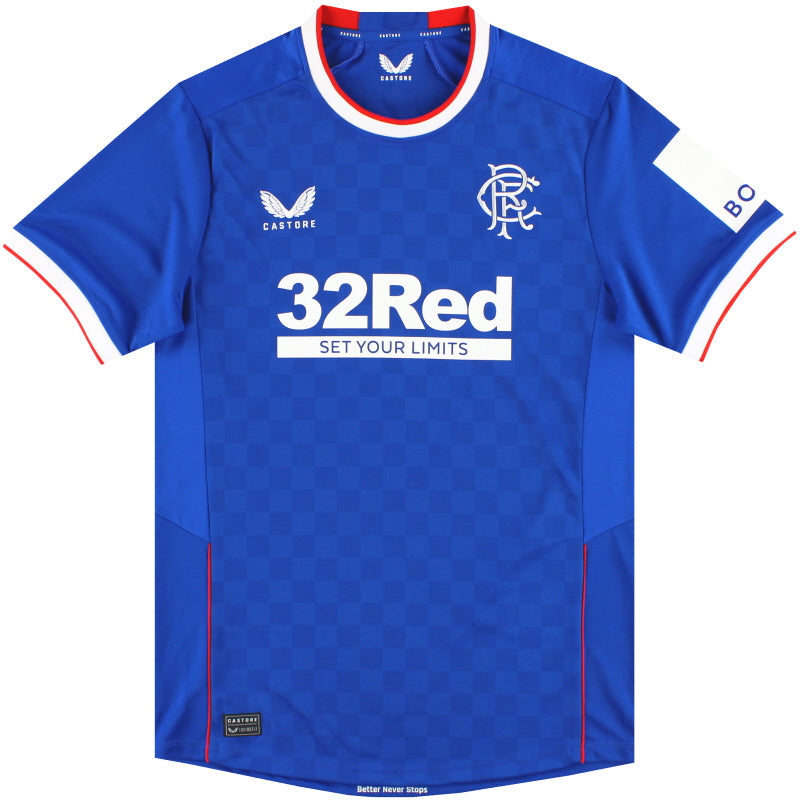 2022-23 Rangers Castore Home Shirt *As New* M