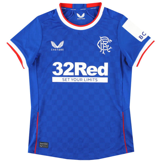 2022-23 Rangers Castore Womens Home Shirt *As New* XL