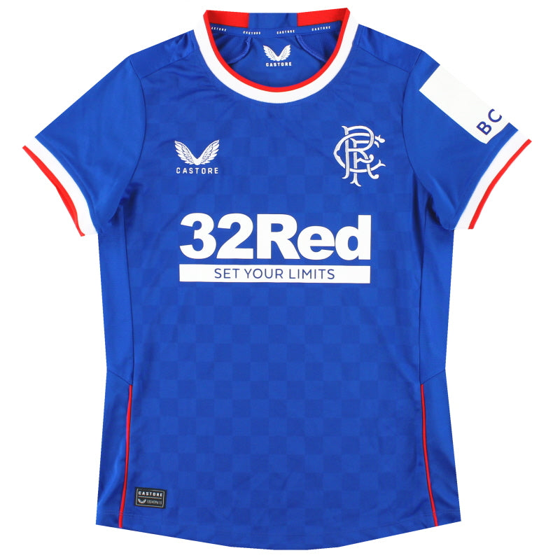 2022-23 Rangers Castore Womens Home Shirt *As New* S