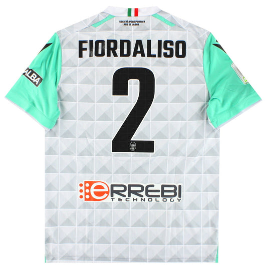 2022-23 SPAL Macron Player Issue Away Shirt Fiordaliso #2 *As New* L