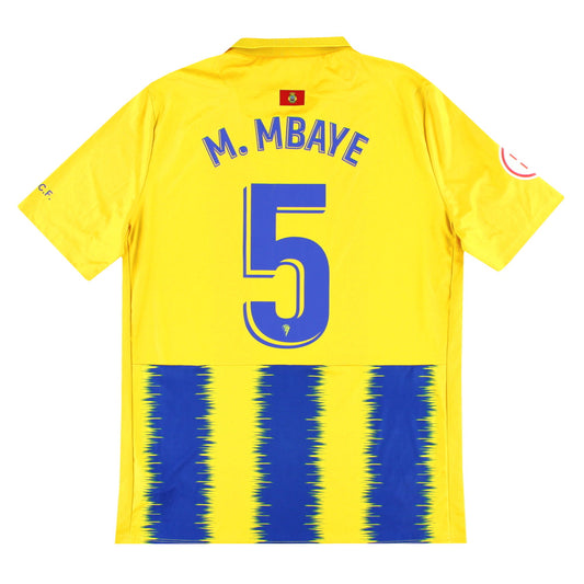 2022-23 Cadiz Mirandilla Macron Home Shirt M. Mbaye #5 XXL