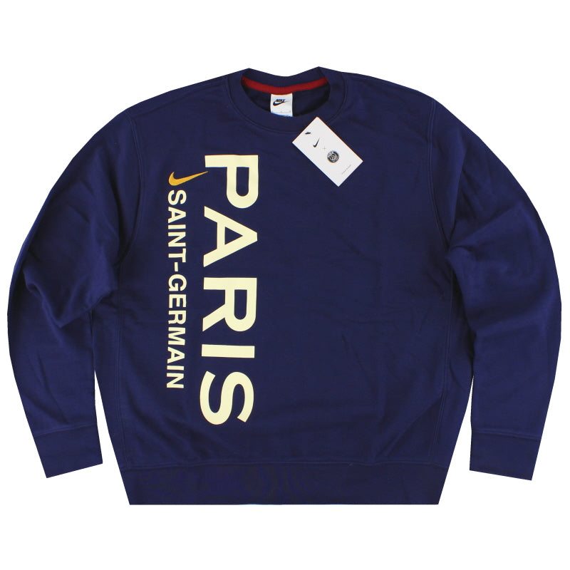 2023-24 Paris Saint-Germain Crew-Neck French Terry Sweatshirt *BNIB* L