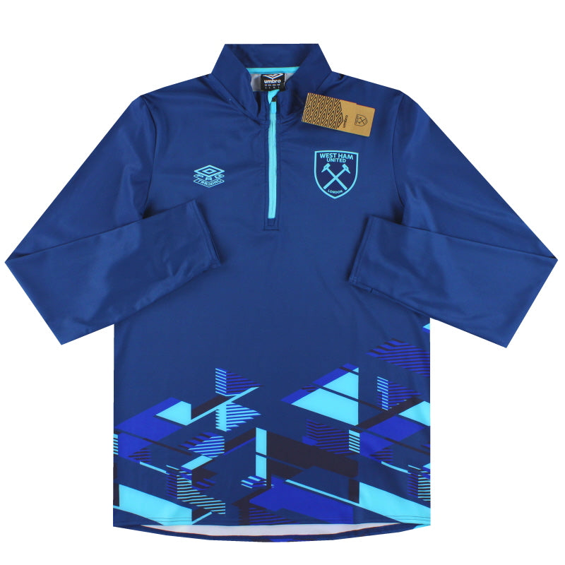 2023-24 West Ham Umbro 1/4 Zip Warm Up Top *w/tags* L
