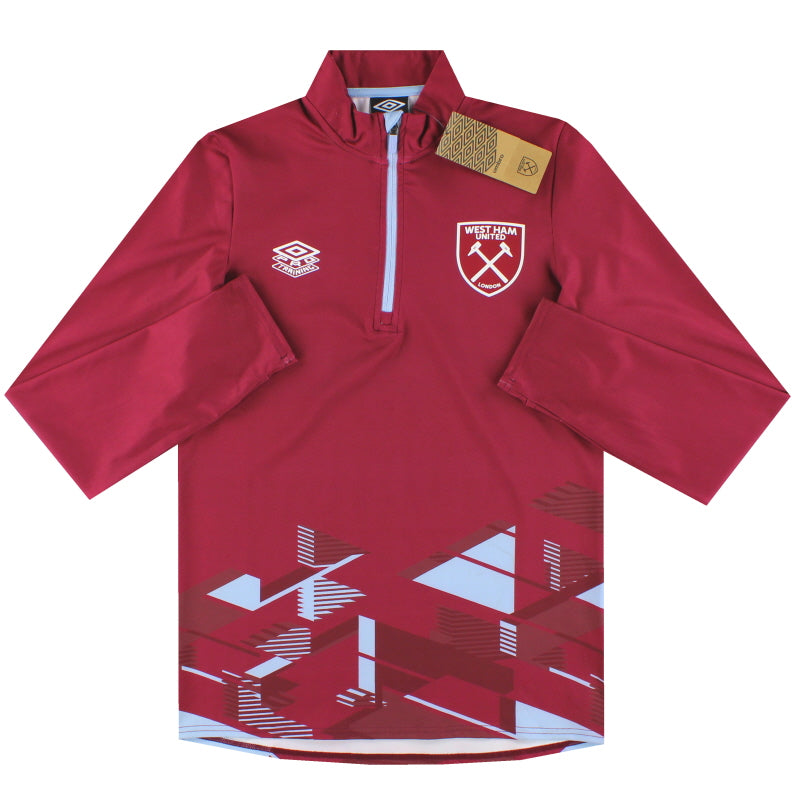 2023-24 West Ham Umbro 1/4 Zip Warm Up Top *w/tags* XL