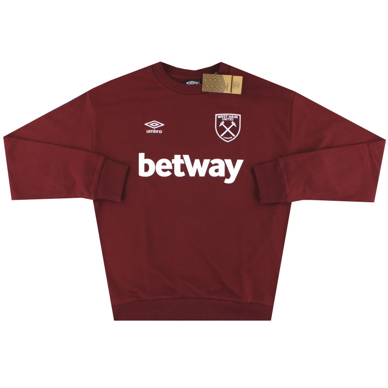 2023-24 West Ham Umbro Fleece Sweatshirt *BNIB* M