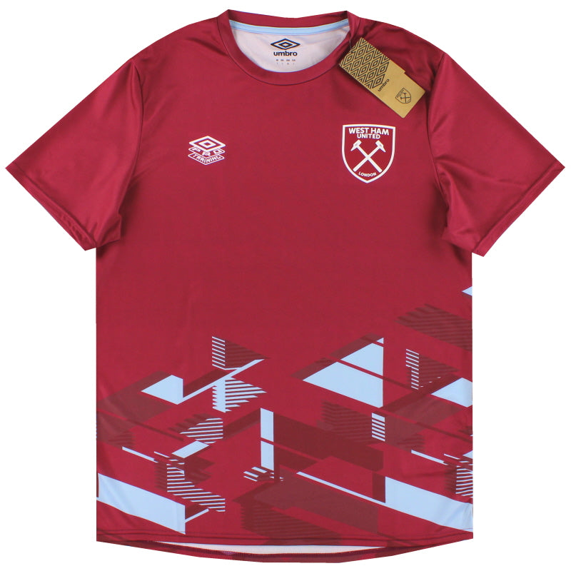 2023-24 West Ham Umbro Warm Up Shirt *BNIB XXL