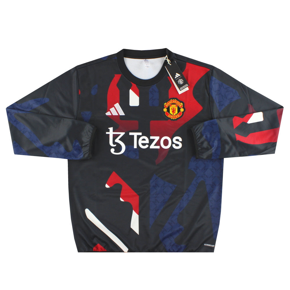 2024-25 Manchester United adidas Pre-Match Warm Top *w/tags* M