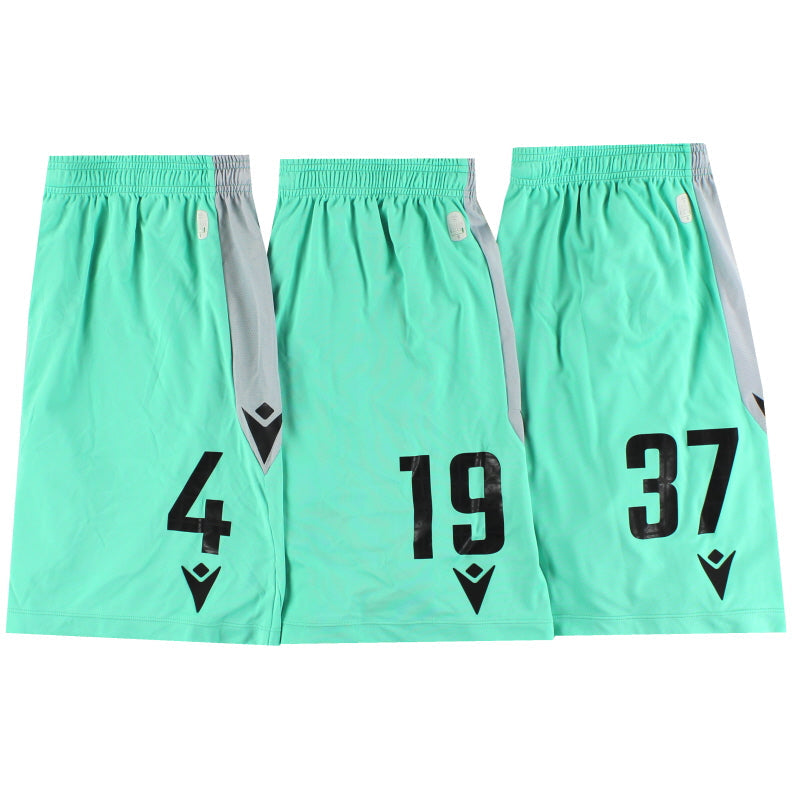 2022-23 SPAL Macron Player Issue Away Shorts *As New* XXL